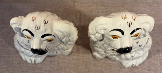 Beswick Staffordshire-spaniëls. Model 1378-3 (26 cm, Set van 2) – Decoratieve objecten, Ceramic (photo 3 of 14)