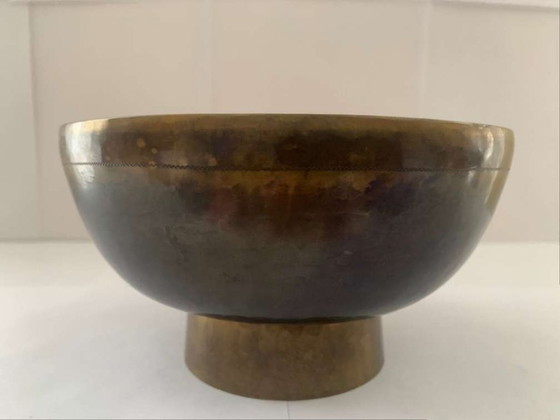 Image 1 of Scatola con coperchio Bonbonniere di Hans Przyrembel, Marianne Brandt, Alfred Lipovec, Bauhaus, ottone