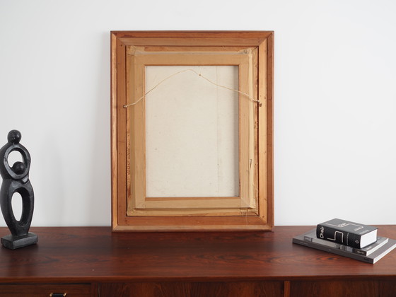 Image 1 of Tableau "La pêche de nuit", design scandinave, années 1970