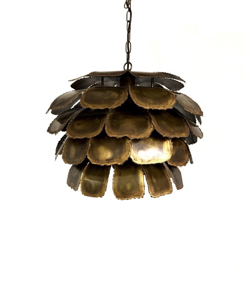 Brutalist arisjok hanglamp, Svend Aage Holm Sørensen ‘60