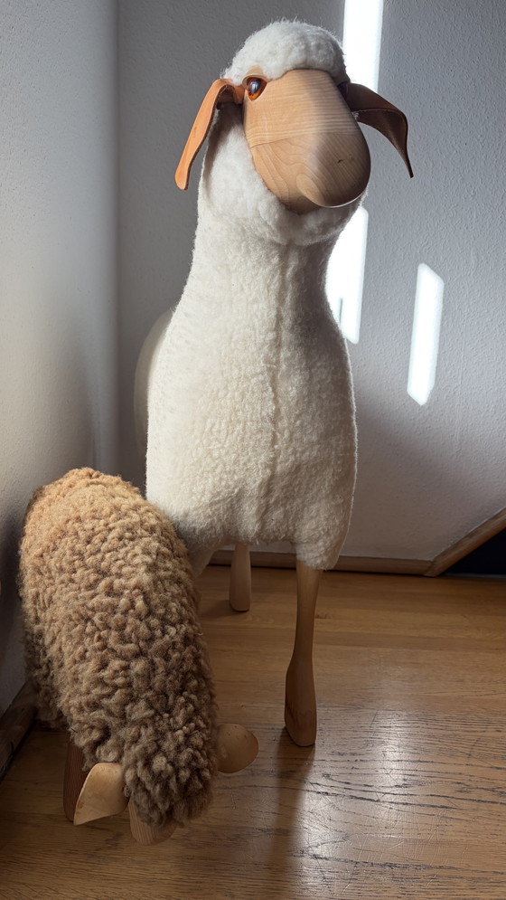 Image 1 of Vintage Schapen 2x Hanns Peter Krafft