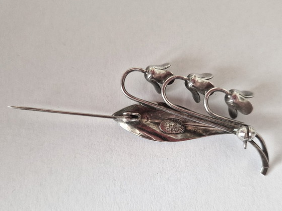 Hermann Siersbøl Denmark - Spilla d'argento - Marcata – Oggetti decorativi (photo 6 of 6)