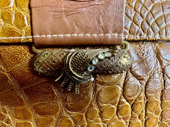 Clutch vintage del marchio italiano Baglia anni '80 – Metal, Leather (photo 10 of 10)