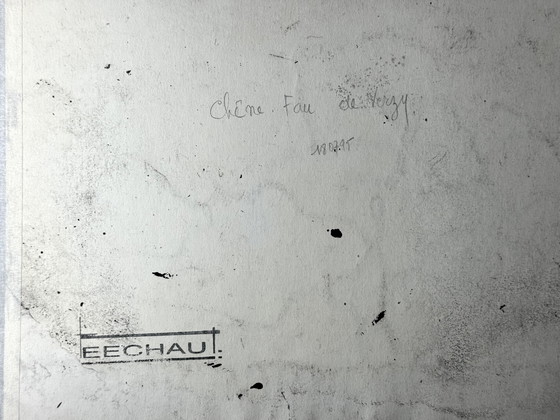 Image 1 of Eugène Eechaut (1928-2019) - Ink trees, diptych 1975, framed 