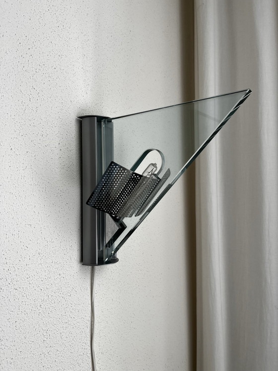 Artemide 1986, Icaro Wall light by Carlo Forcolini – Chrome, Glass (photo 4 of 5)