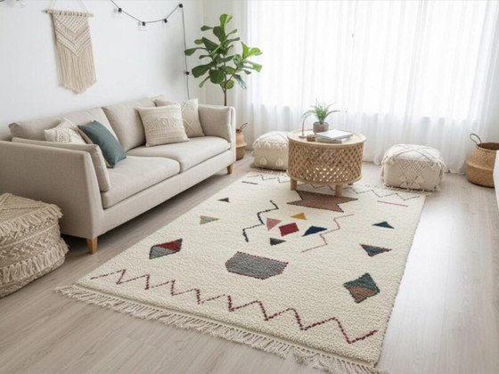 Image 1 of Tapis marocain artisanal en laine 250cmx150cm