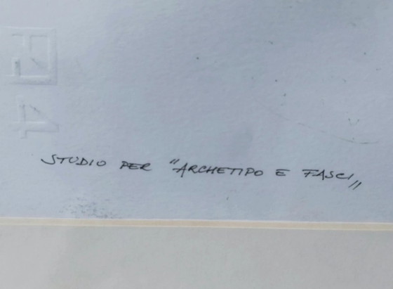 Image 1 of Bruto Pomodoro, Study for "Archetipo e fasce" one-of-a-kind piece, 2006