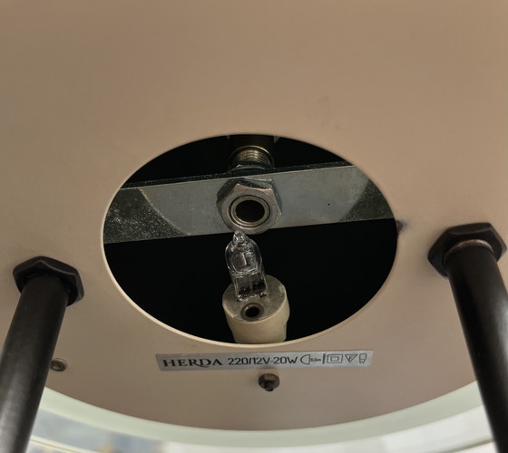 Image 1 of Vintage Space Age Herda UFO/ Saturnurnus tafellamp