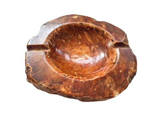 Image 1 of Cendrier vintage élégant en onyx fin – Design italien des années 1960