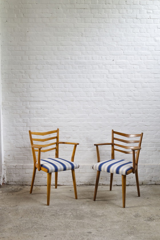 Image 1 of 2X Thonet Armchairs, 1960'S