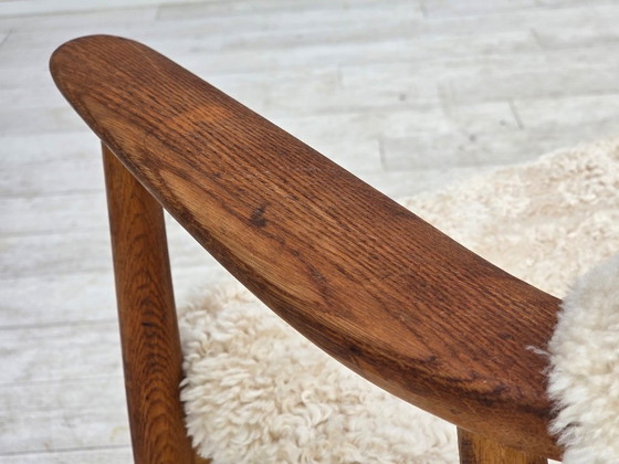 Image 1 of 1960s, Danish design by Erik Kirkegaard, model 43, genuine sheepskin.