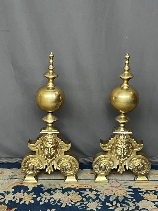 Kaminverzierungen im Renaissancestil. Massive Bronze. – decoratieve objecten (photo 2 of 5)