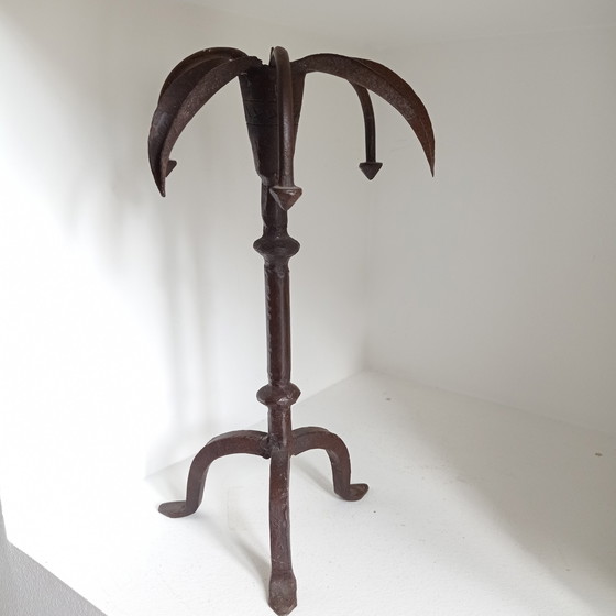 Image 1 of Brutaliteit Smeedijzeren Kandelaar