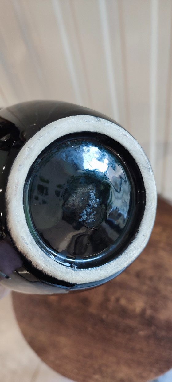 Image 1 of Flamed ceramic vase or pitcher Vallauris 1960