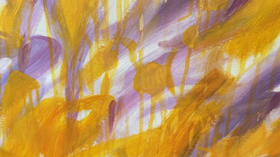 Image 1 of Tríptico excepcional en homenaje a Joan Mitchell – Sin título (1979) – Obra de la École du Louvre