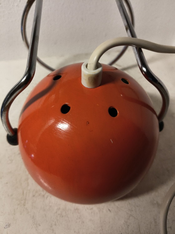 Image 1 of Vintage design Abo Randers eye ball space age metalen tafellamp 