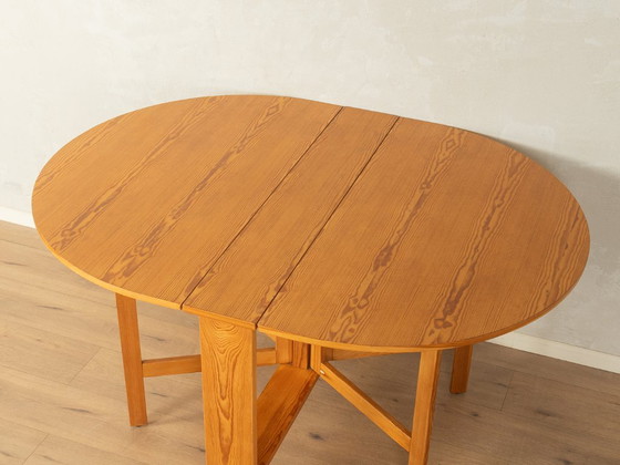 Table pliante vintage des années 1980, Tables de salle à manger, Bois, Marron (photo 8 sur 12)