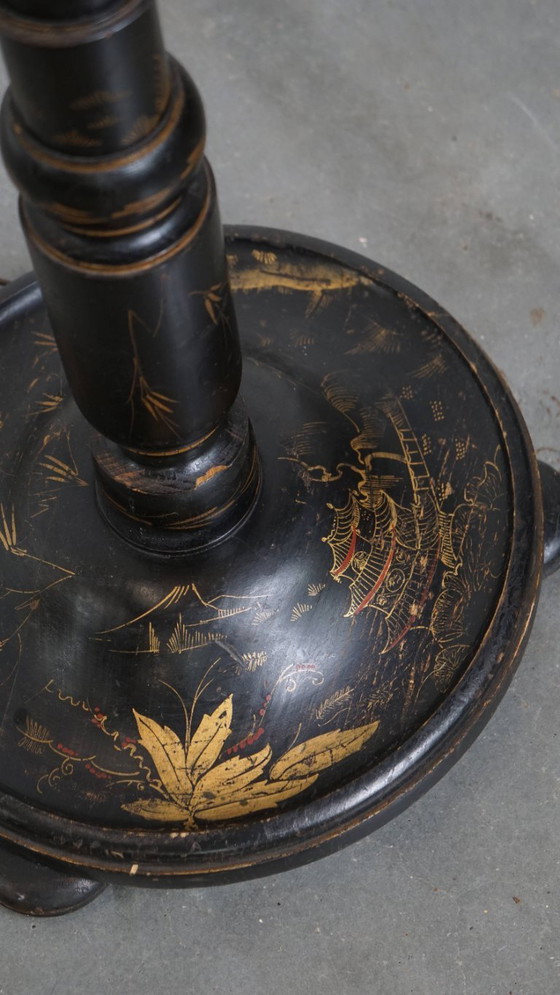 Image 1 of Ancien lampadaire anglais de style japonais du début des années 1900