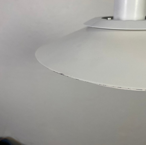 Vintage Danish Scale Lamp: In the style of Louis Poulsen, Pendant lamps, Aluminium, White (photo 9 of 10)
