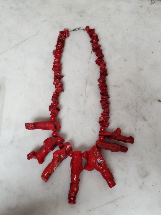 Image 1 of Collar de coral rojo (ref 4047)
