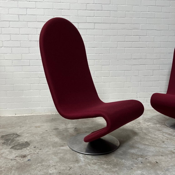 Image 1 of 2x Verner Panton Sillón 1-2-3 Respaldo alto