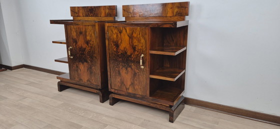 Image 1 of Mesitas de noche Art Déco de Amalfi de 1920.