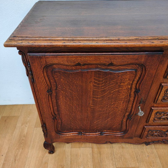 Image 1 of Vintage Louis XV wandkast buffetkast dressoir ladekast