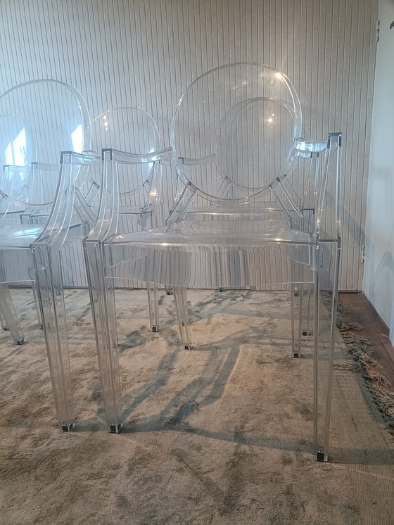 Image 1 of 6 chaises Ghost de Kartell