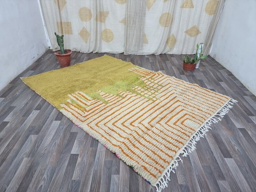 Authentischer, handgefertigter traditioneller marokkanischer Berberteppich, 2/3 m²