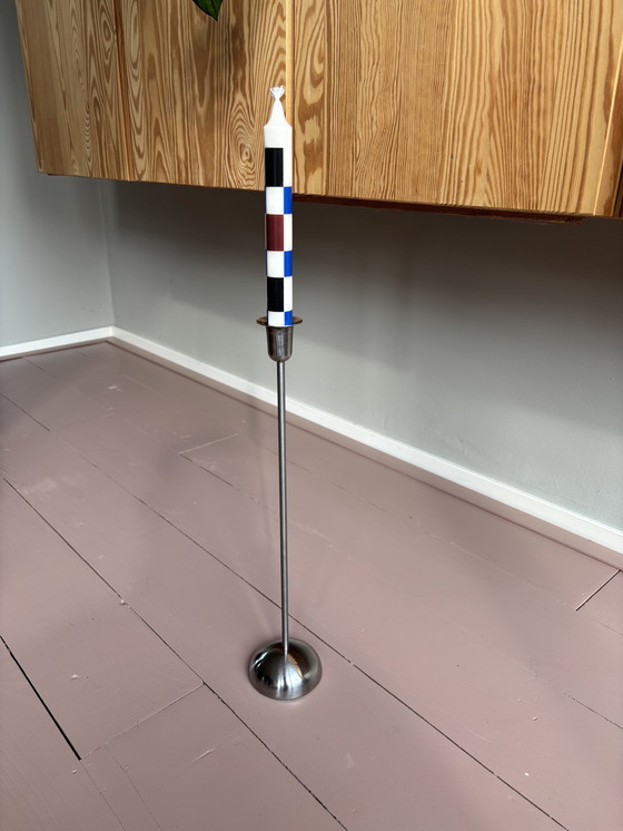 Image 1 of Candeliere vintage in acciaio inox IKEA Stoccolma