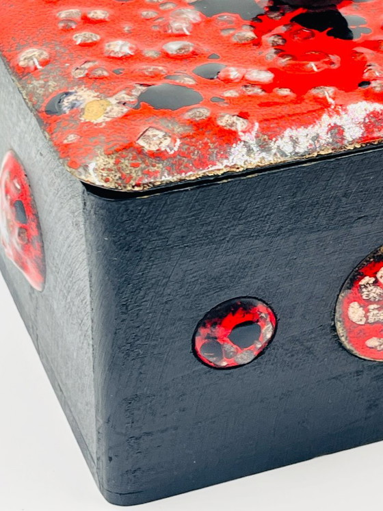 Brutalistische kunstdoos Esmaltes – Decoratieve objecten, Copper, Wood (photo 8 of 13)