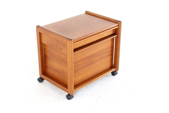 Aksel Kjersgaard trolley side cabinet model 309 vintage Danish, Storage cabinet, Wood, Brown (photo 2 of 17)