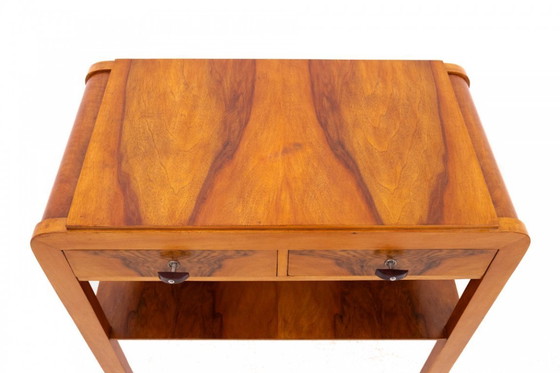 Image 1 of Mesa auxiliar Art Déco, Polonia, años 30.