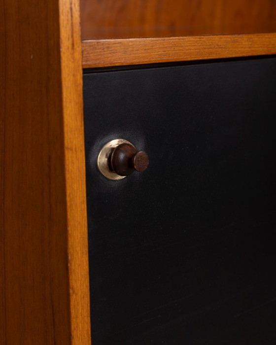 Image 1 of VINTAGE 1960S HIGHBOARD SIDEBOARD IN TEAK WOOD BY ITALIAN DESIGN