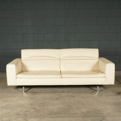 Jori Shiva Designersofa - JR-3990 - beige Leder