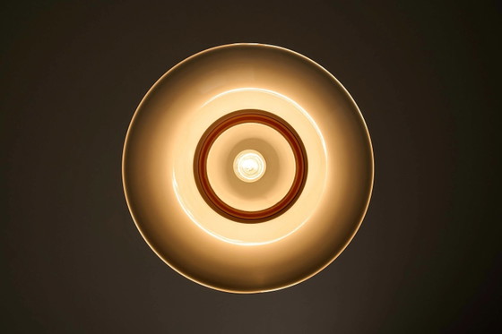 Lampada a Sospensione in Ottone e Vetro Ambra Modello 7563 di Cosack, Cosack Leuchten, Plafoniere, Dorato (foto 4 di 7)