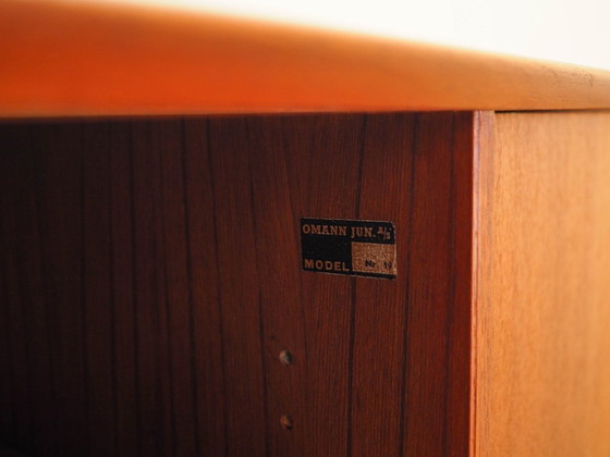 Image 1 of Teak-Highboard, dänisches Design, 1970er Jahre, Hersteller: Omann Jun