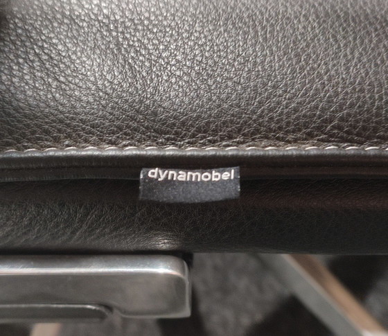 Image 1 of Chaise de bureau d'occasion Dynamobel DIS en cuir noir