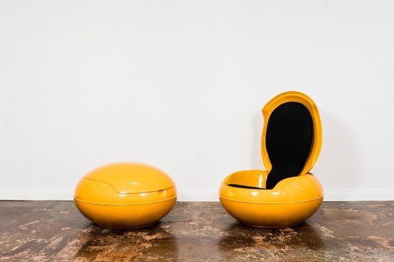 Image 1 of Tuineistoelen van Peter Ghyczy, 1968, set van 2