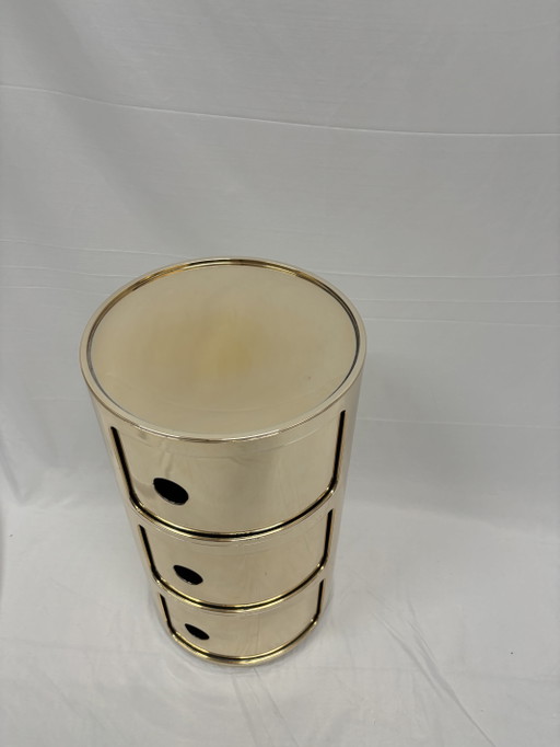Kartell Componibili (3 piezas): ¡Diseño italiano en oro de lujo!