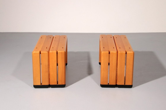 Image 1 of Italian Beechwood Benches from 1960 – Timeless Mid-Century Seating