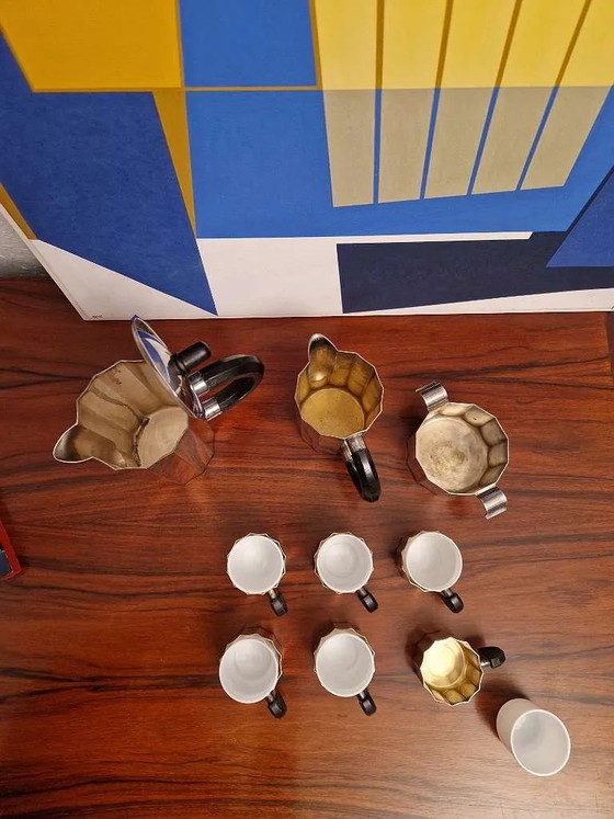 Coffee service, Art Deco, Czech Republic, silver-plated, circa 1920 – Crockery, Brass (photo 8 of 8)