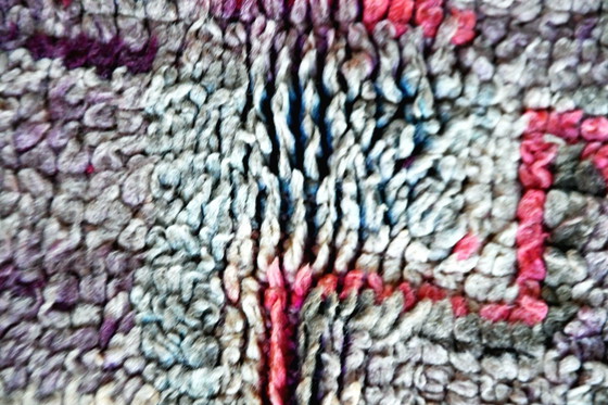 Image 1 of Violetter marokkanischer Boujaad-Teppich - 360 x 192 cm