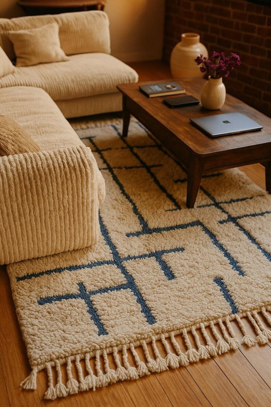 Image 1 of Tapis en laine fait main – colori personalizzabili 250cmx200cm