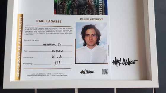 Image 1 of Karl LAGASSE - New Art Dollar 37 - Sérigraphie d'Artiste