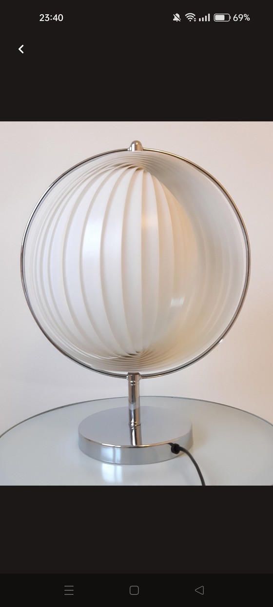 Image 1 of Lampe de table Moon Vintage