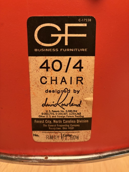 GF Business 40/4 1974 (8 sillas) – eetkamerstoelen, Metal, Chrome (photo 2 of 6)