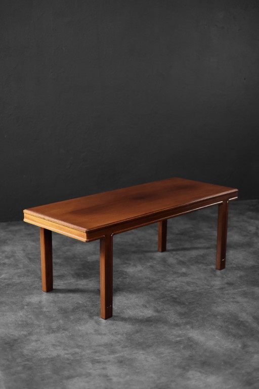 Vintage Mid-Century Scandinavian Modern Mahogany Coffee Table by Tranås Möbelfabrik AB, 1950s
