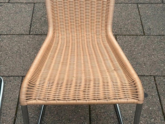 1/6 Tecta B20 Cantilever Chair Wicker Chrome – Dining chairs (photo 11 of 11)