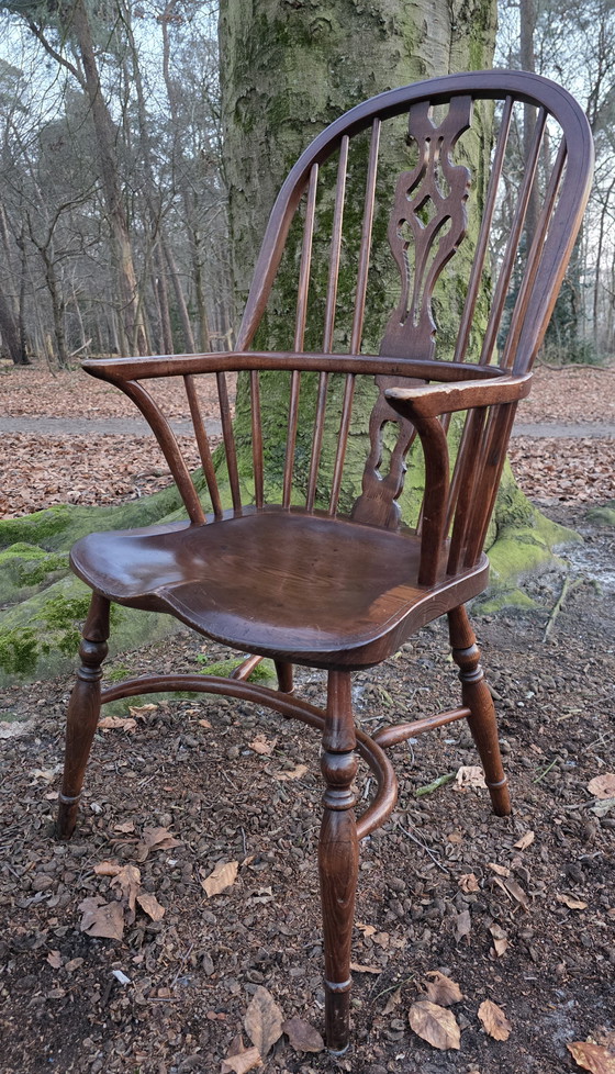 Image 1 of Set di 4 sedie Windsor vintage